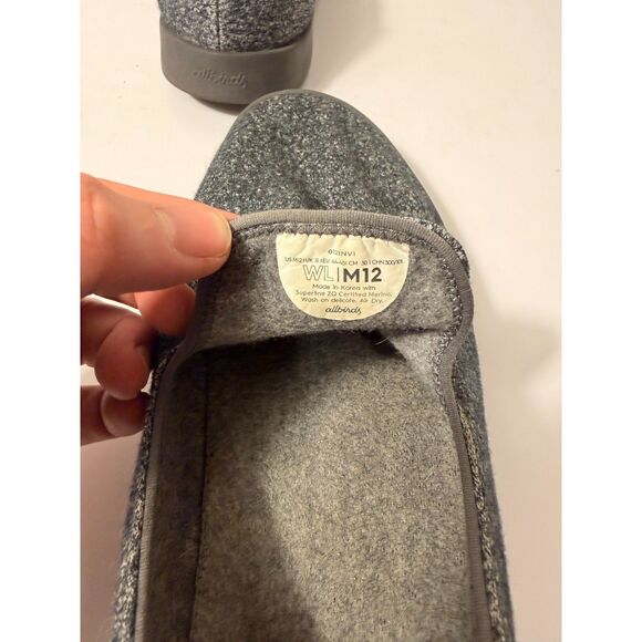Allbirds Wool Loungers Slip-On Dark Grey Merino Wool Men’s Size 12 - Picture 8 of 8